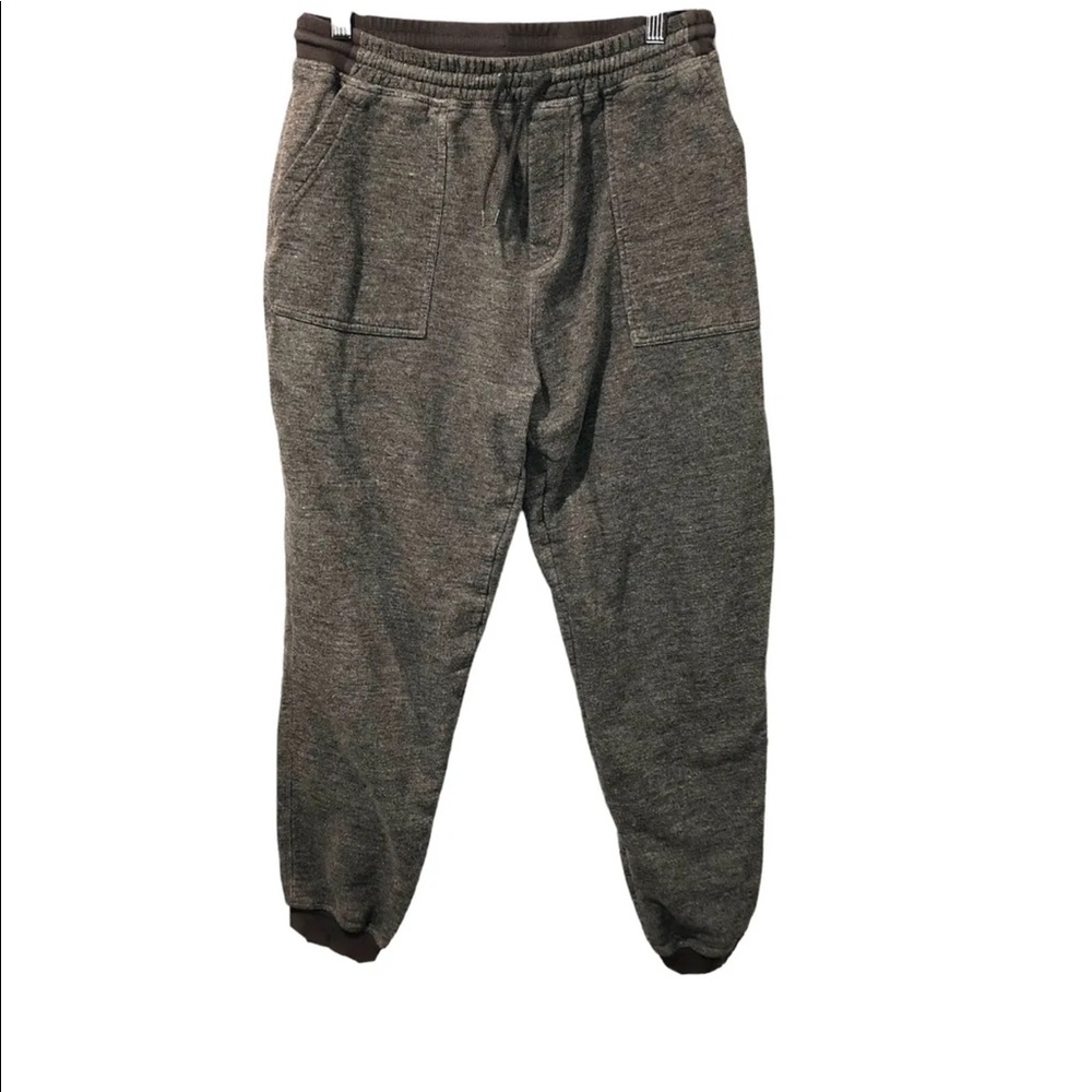 MARINE LAYER Jogger Heathered Gray Womens Medium Drawstring Waist Sweatpants 29”